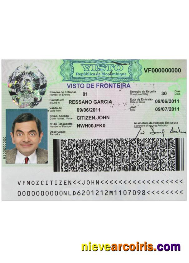 MOZAMBIQUE visa
